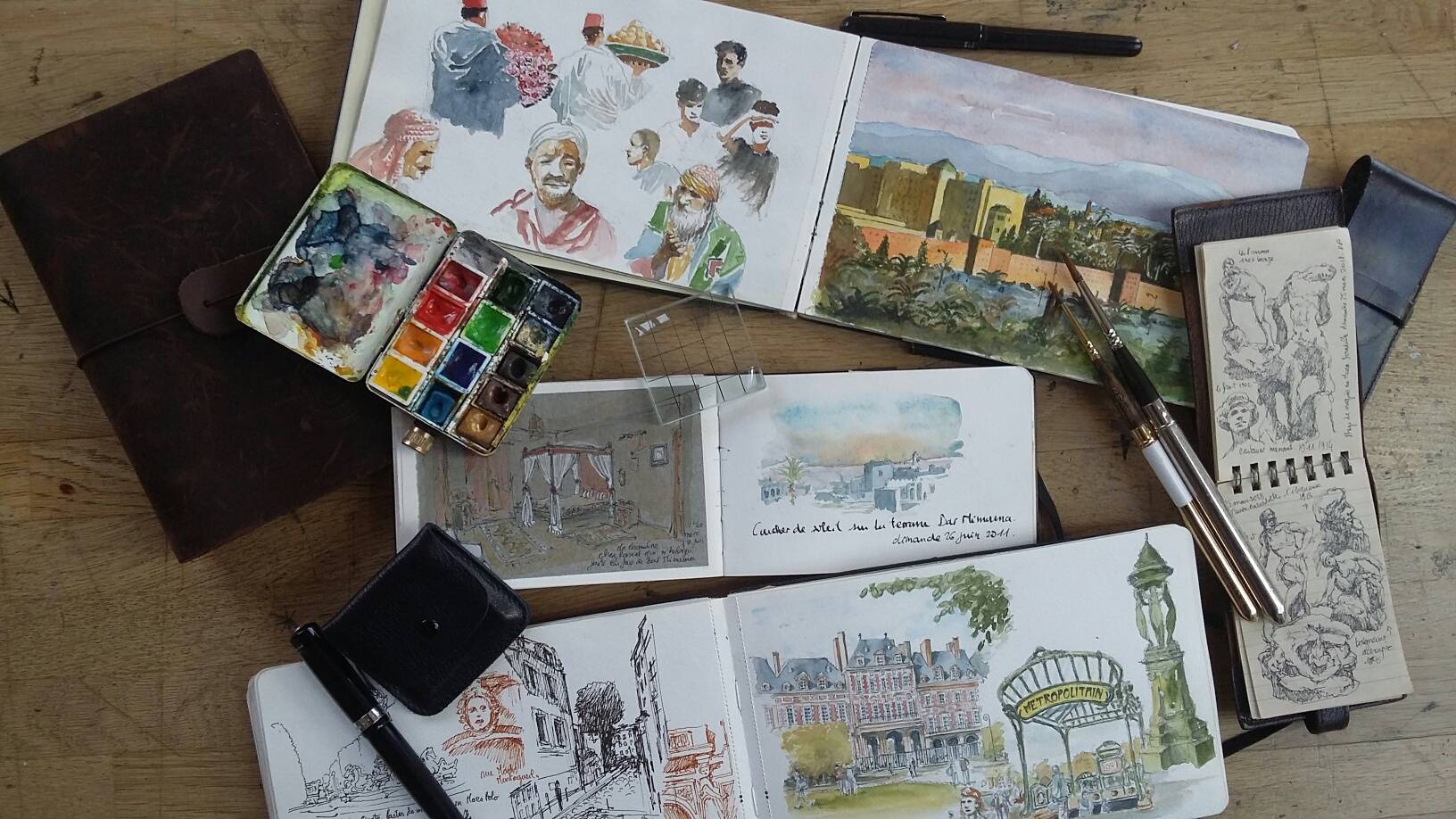 Apprendre à faire un carnet de voyage Paris