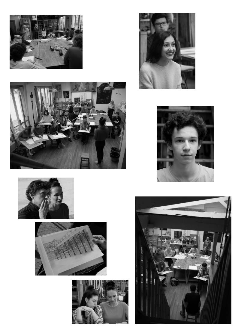 Je souhaiterai faire un stage de dessin à paris pendnat les vacances de février 2020 à Paris