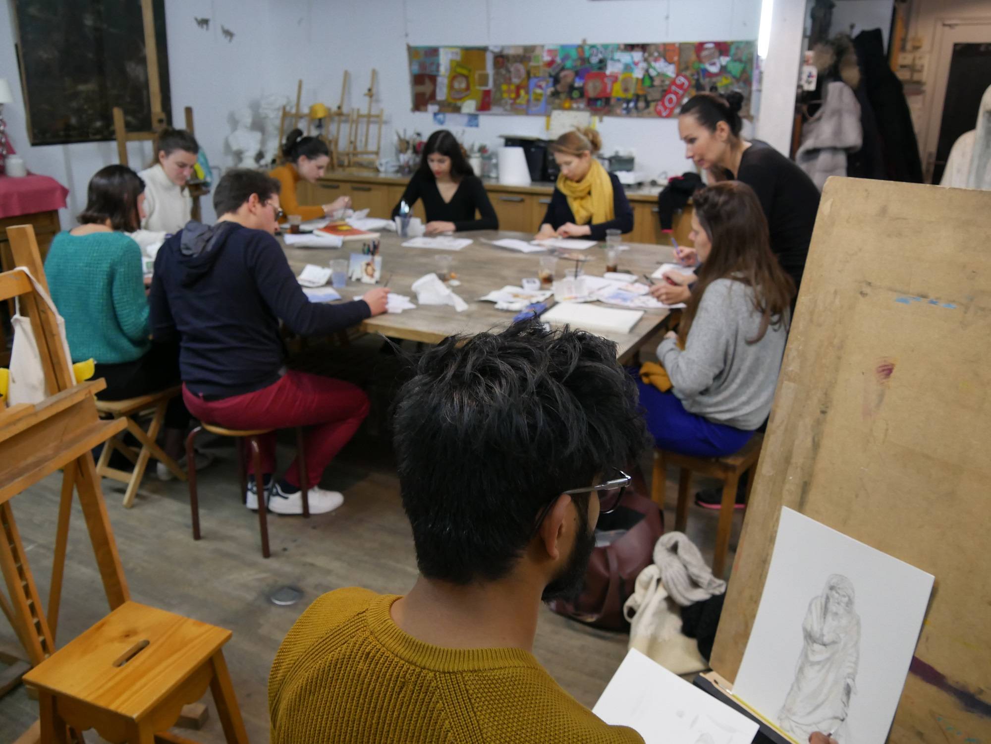 Stage de dessin peinture et animation à paris
