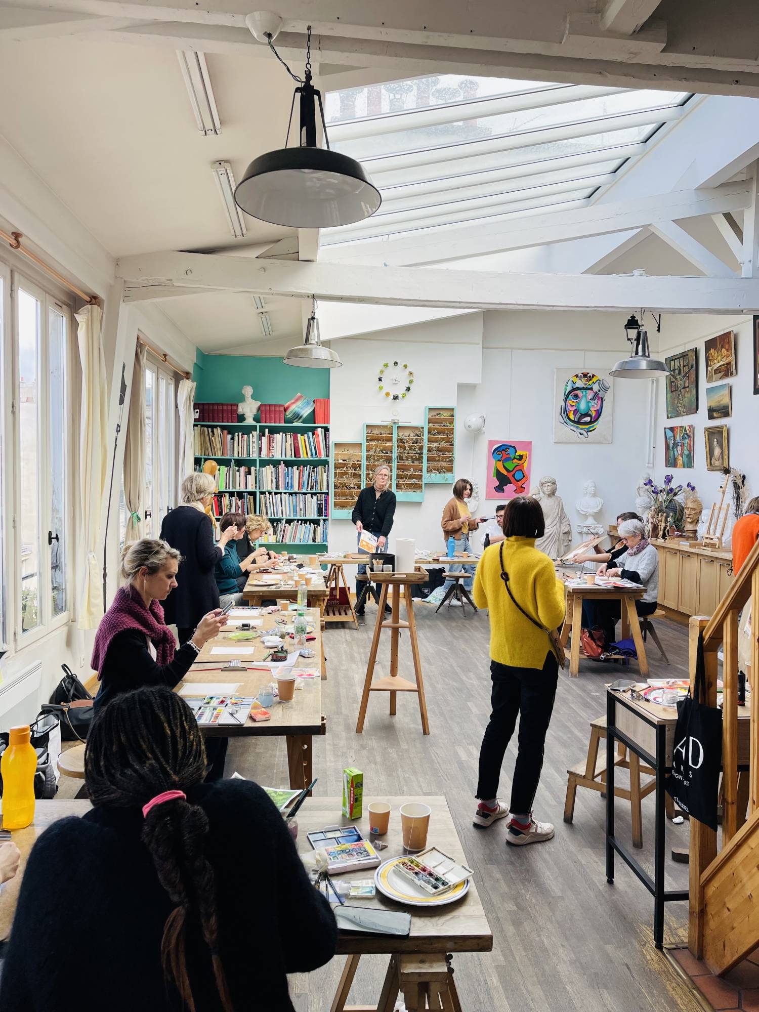 Où trouver des cours d'Aquarelle pour Adultes à Paris, tous niveaux