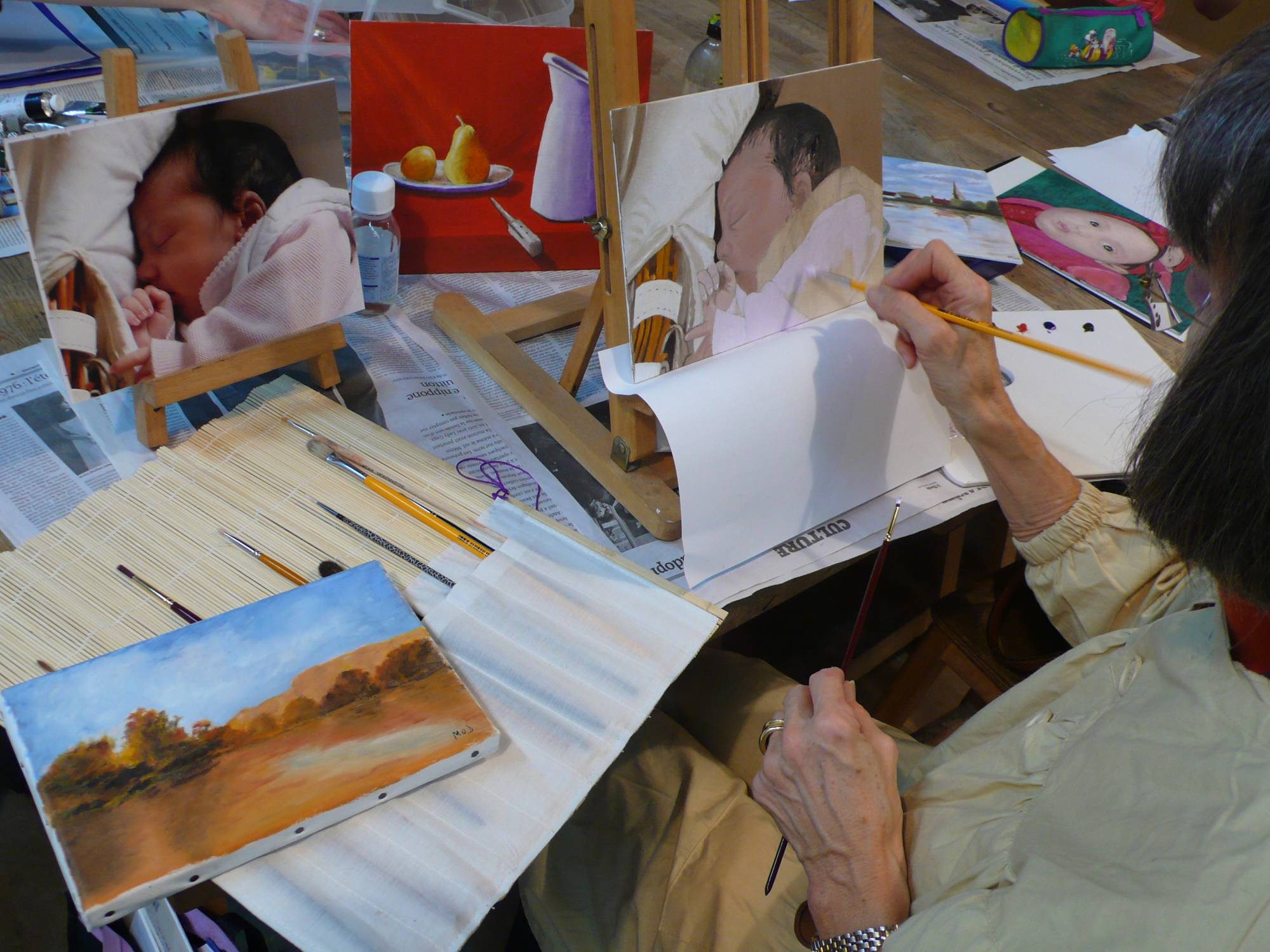 Travail d'après photo.