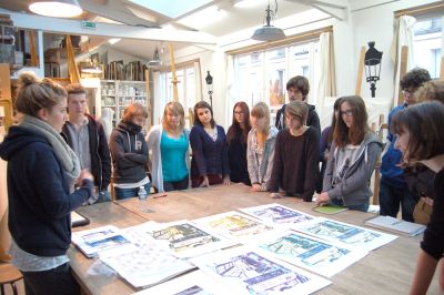 Notre zone d'activité pour ce service Cours adulte pour apprendre l'aquarelle